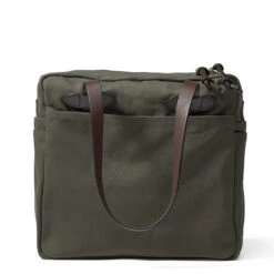 Filson Tote Bag With Zipper Otter Green