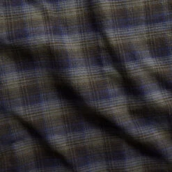 RRL By Ralph Lauren Plaid Brushed Workshirt Green / Blue -Fashion Clothing Store 22192 3