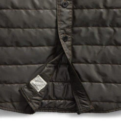 RRL By Ralph Lauren Holden Quilt Overshirt Green -Fashion Clothing Store 24117 4