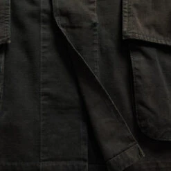 RRL By Ralph Lauren Thacker Pocket Overshirt Dark Grey -Fashion Clothing Store 24119 4