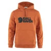 Fjallraven Logo Hoodie Terracotta Brown -Fashion Clothing Store 27736 1