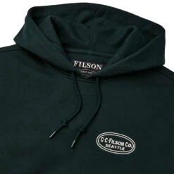 Filson Prospector Embroidered Hoodie Fir -Fashion Clothing Store 27974 3