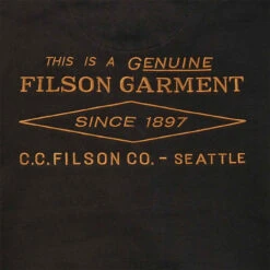 Filson Prospector Embroidered Hoodie Faded Black / Gold -Fashion Clothing Store 29065 2