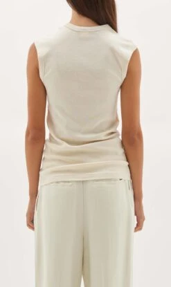 BASSIKE | Slim Superfine Rib Muscle Tank - Salt -Fashion Clothing Store 4 fc2a2648 ae59 48ed a4ec 386519af696a