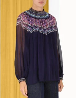 Zimmermann | Celestial Gemini Daisy Blouse - Gemini Daisy -Fashion Clothing Store 5.4648tcel.gmd .gemini daisy detail1