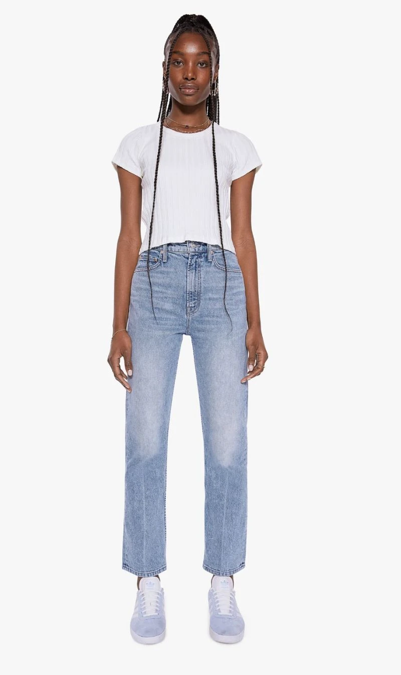 Mother Denim | High Waisted Rider Ankle - Salt Of The Earth 3 Mother Denim | High Waisted Rider Ankle - Salt Of The Earth