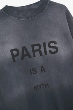 Anine Bing | Jaci Sweatshirt Myth Paris - Charcoal -Fashion Clothing Store AB JACI SWEATSHIRT MYTH PARIS CHARCOALA 08 5225 010B 2 1700x 425a7969 c203 453e 8bb3 e4f053ab1692