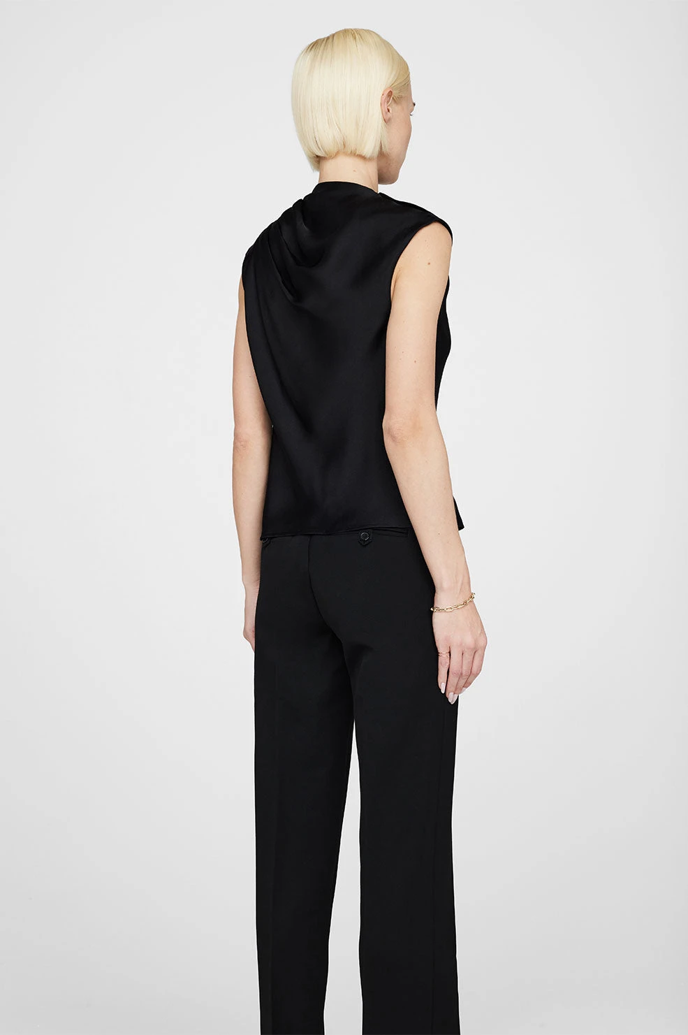 Anine Bing | Teegan Top - Black 5 Anine Bing | Teegan Top - Black - Image 3