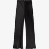 Silk Laundry | Bias Cut Pants - Black -Fashion Clothing Store BiasCutSilkPantBlack