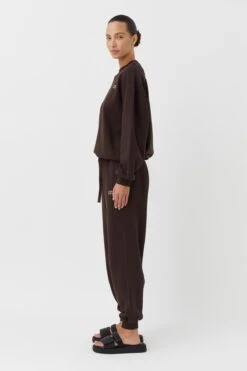 Camilla And Marc | Noah Track Pant - Mocha -Fashion Clothing Store C M Camilla and Marc Noah cotton tracksuit Track Pant Mocha Brown 2 640x960 2x 48382b6c aabe 493c b06b 235a994599ca
