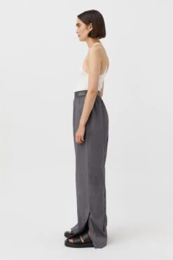 Camilla And Marc | Joan Pant - Anthracite -Fashion Clothing Store C M Camilla and marc Joan active split wide leg Pant Grey 3 640x960 2x 05b39131 7aa2 443a b14d ce1ebbb5c03e