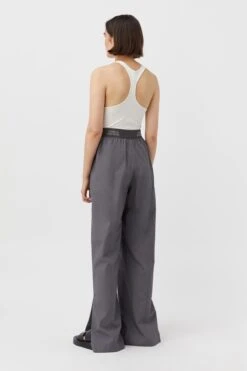 Camilla And Marc | Joan Pant - Anthracite -Fashion Clothing Store C M Camilla and marc Joan active split wide leg Pant Grey 4 640x960 2x 1749b633 ce0d 4f71 8f79 135f5134f9c1