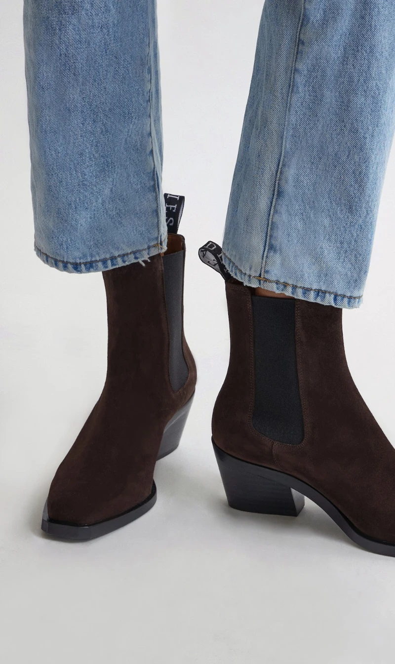 Deadly Ponies | Rider Boot - Suede Soot 4 Deadly Ponies | Rider Boot - Suede Soot - Image 2