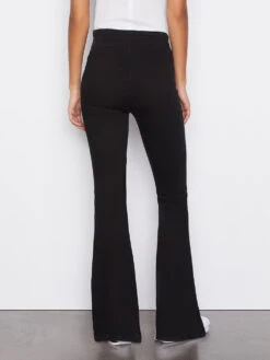 Frame Denim | The Jetset Flare - Sheen Noir -Fashion Clothing Store JSFL631 SHEEN NOIR FRSP22EC WOMENS DAY 01 0052HR