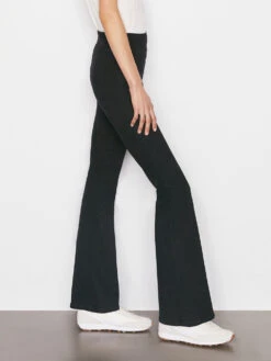 Frame Denim | The Jetset Flare - Sheen Noir -Fashion Clothing Store JSFL631 SHEEN NOIR FRSU22EC II WOMENS DAY 03 0054HR