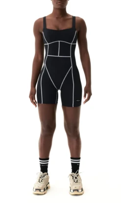 P.E NATION | Title Game Unitard - Black