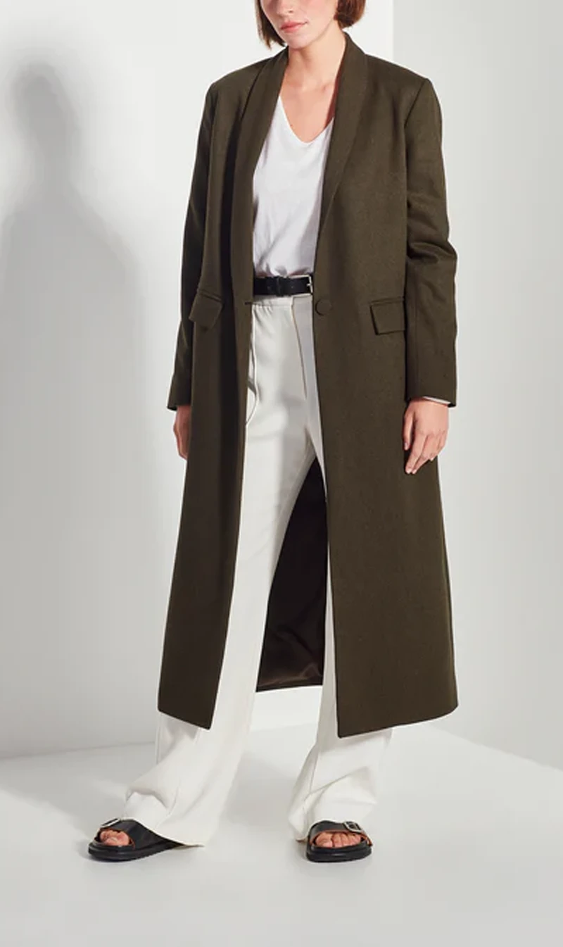Juliette Hogan | Morgan Coat - Khaki 3 Juliette Hogan | Morgan Coat - Khaki