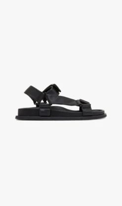 ST. AGNI | Padded Sportsu Sandal - Black