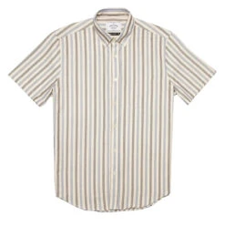 Portuguese Flannel Long Island SS Shirt Blue