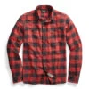 RRL By Ralph Lauren Farrell Workshirt Twill Plaid L/S Red / Black -Fashion Clothing Store RRL by Ralph Lauren Farrell Workshirt Twill Plaid LS Red Black 16387 1 1