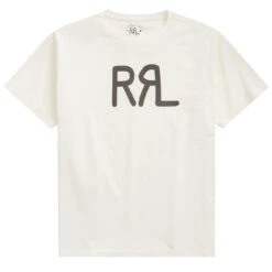 RRL By Ralph Lauren Logo Jersey T-Shirt Paper White