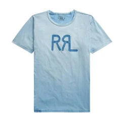 RRL By Ralph Lauren S/S Logo T-Shirt Surplus Blue