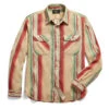 RRL By Ralph Lauren Southwestern Jacquard Workshirt RI-494 Tan / Multi -Fashion Clothing Store RRL by Ralph Lauren Southwestern Jacquard Workshirt RI 494 Tan Multi 26710 1