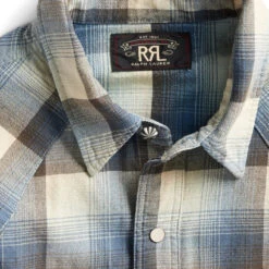 RRL By Ralph Lauren Wrangler LS Sport Shirt Blue 10 RRL By Ralph Lauren Wrangler LS Sport Shirt Blue -Fashion Clothing Store RRL by Ralph Lauren Wrangler LS Sport Shirt Blue RRL by Ralph Lauren 1658620687