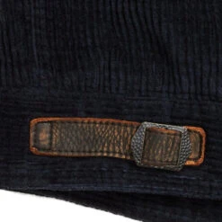 RRL By Ralph Lauren Appliqued Corduroy Leather-Sleeve Jacket Black/Deep Navy -Fashion Clothing Store RRLbyRalphLaurenAppliquedCorduroyLeather SleeveJacketBlackDeepNavy30093 3