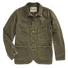 RRL By Ralph Lauren Linen-Cotton Herringbone Jacket Forest Green