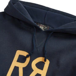 RRL By Ralph Lauren Logo Fleece Hoodie Faded Navy 9 RRL By Ralph Lauren Logo Fleece Hoodie Faded Navy -Fashion Clothing Store RRLbyRalphLaurenLogoFleeceHoodieFadedNavy30075 3