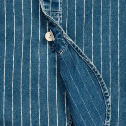 RRL By Ralph Lauren Striped Indigo Twill Workshirt Med Indigo 12 RRL By Ralph Lauren Striped Indigo Twill Workshirt Med Indigo -Fashion Clothing Store RRLbyRalphLaurenStripedIndigoTwillWorkshirtMedIndigo 3