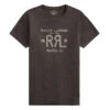 RRL By Ralph Lauren Graphic Logo T-Shirt Faded Black Canvas -Fashion Clothing Store Ralph Lauren SS RRL Logo Tee Faded Black Canvas 1 1