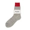 RoToTo Double Face Socks Red / Light Grey -Fashion Clothing Store RoToTo Double Face Socks Red Light Grey RoToTo 1658777953