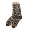 Rototo Pile Camo Crew Socks Beige -Fashion Clothing Store Rototo Pile Camo Crew Socks Beige