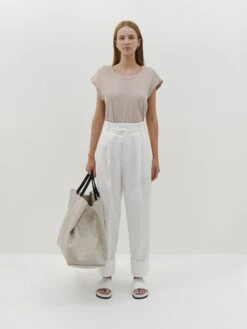 Bassike | Slim Muscle Tank - Light Hazelnut -Fashion Clothing Store SS19WJT138 slim muscle tank light hazelnut full2 2000x 4b28979c 6196 48e2 9467 736585c8cdd5