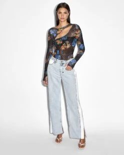 Ksubi | Transfer Ls Top - Cyberflora -Fashion Clothing Store TOP TRANSFER LS CYBERFLORA 2097