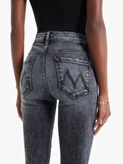 Mother Denim | The Insider Crop - Train Stops -Fashion Clothing Store TRAINSTOPS THEINSIDERCROPSTEPFRAY 1157 851 TRN 00493