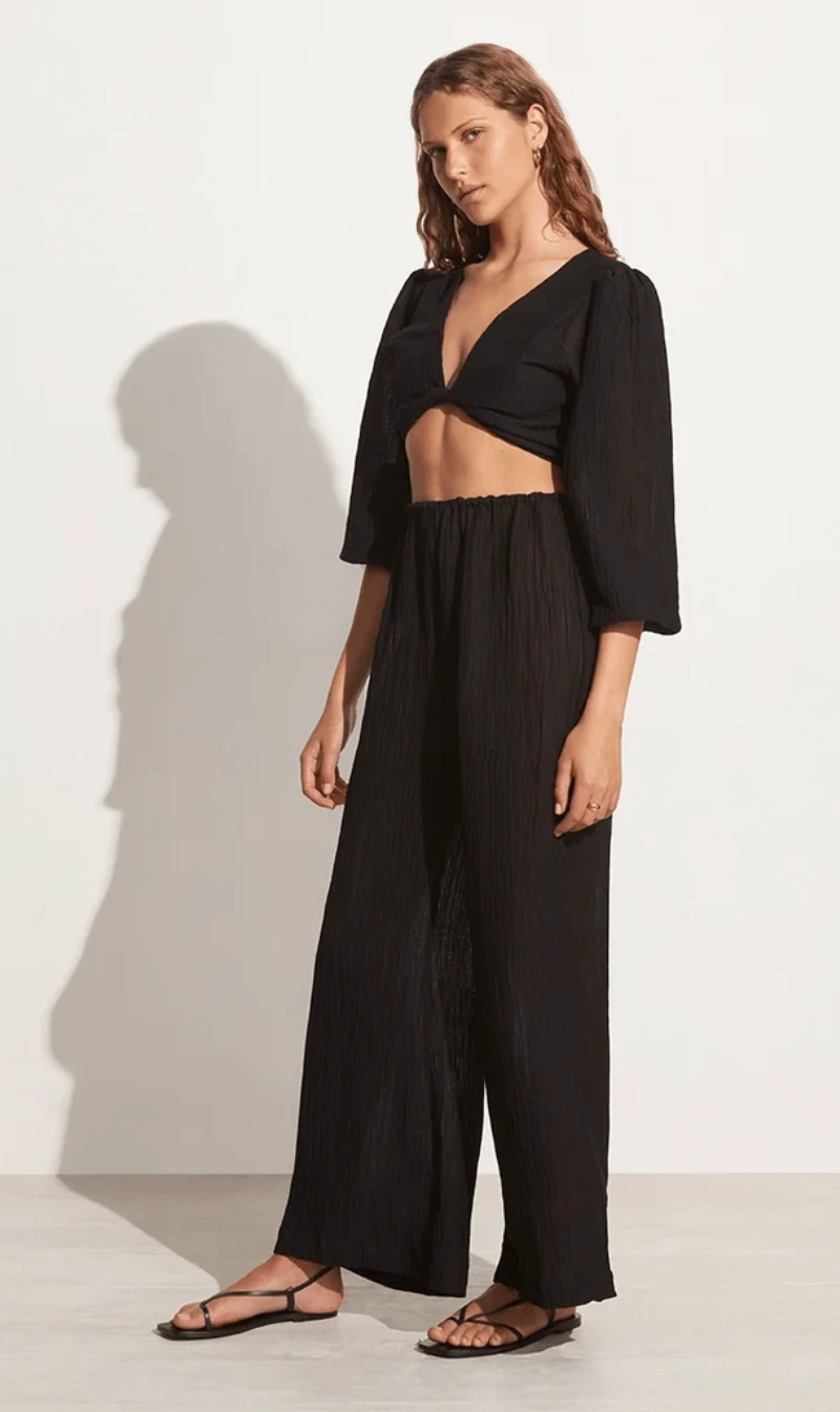 Faithfull The Brand | Rupina Pants - Black 6 Faithfull The Brand | Rupina Pants - Black - Image 4