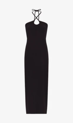 Proenza Schouler White Label | Halter Knit Jersey Dress - Black