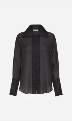 St Agni | Sheer Shirt - Black