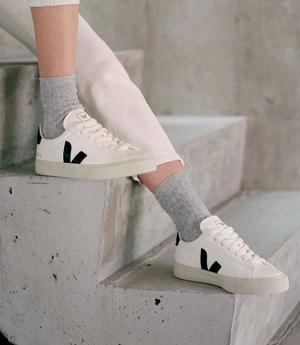 Veja | Campo Chromefree - Extra White Black 6 Veja | Campo Chromefree - Extra White Black - Image 4