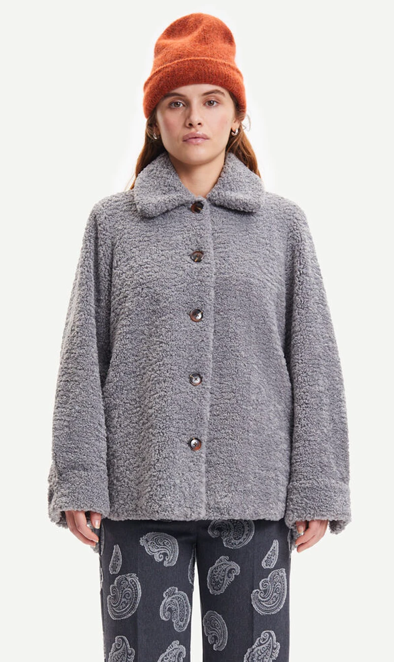 Samsoe Samsoe | Aylina Jacket - Sharkskin 3 Samsoe Samsoe | Aylina Jacket - Sharkskin