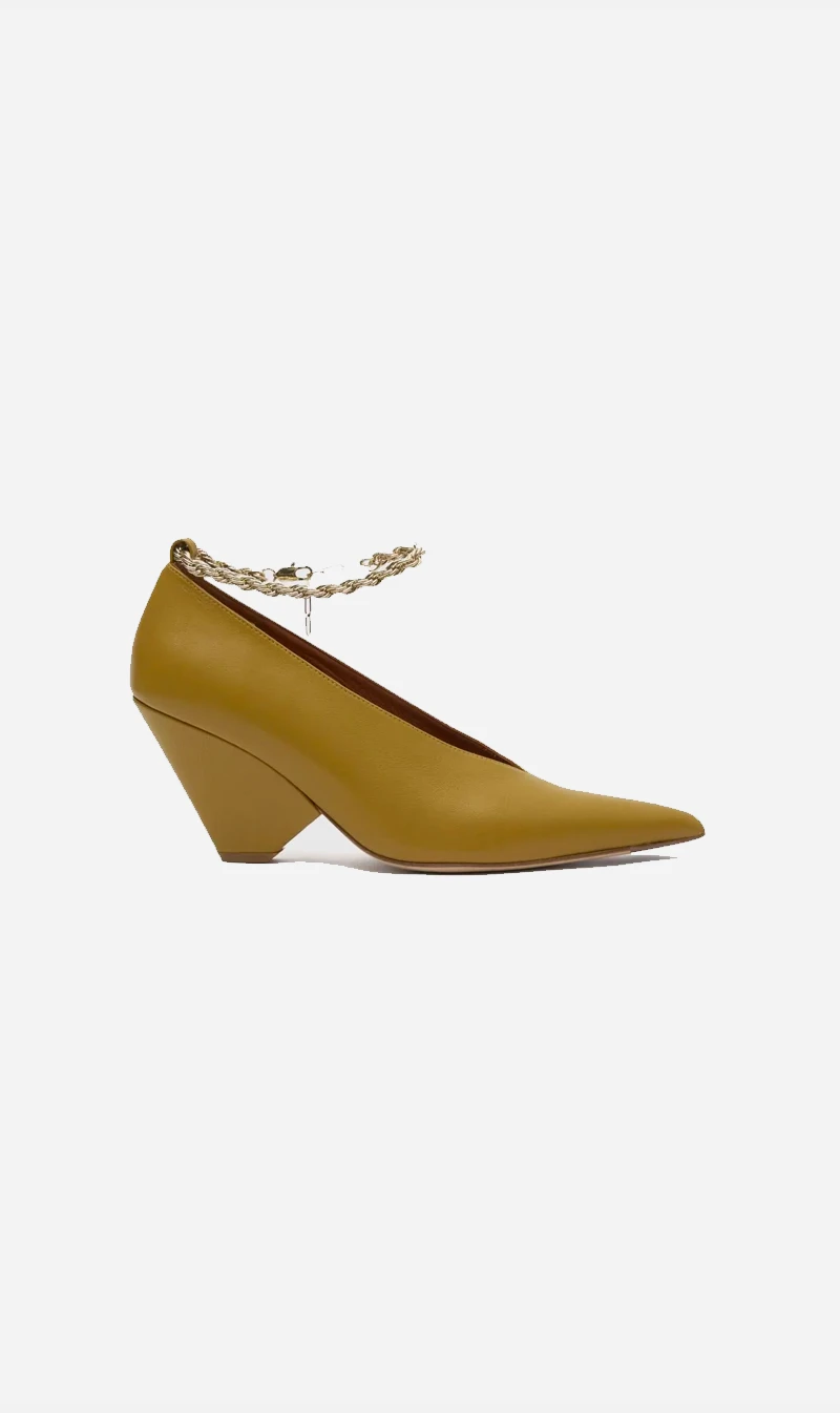 Camilla And Marc | Antonia Pump - Mustard 3 Camilla And Marc | Antonia Pump - Mustard