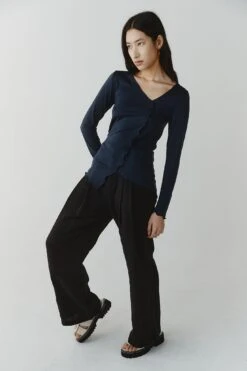 Marle | Sara Top - Blueberry -Fashion Clothing Store p 020965cb cace 4135 80a5 bfe8b63400e1