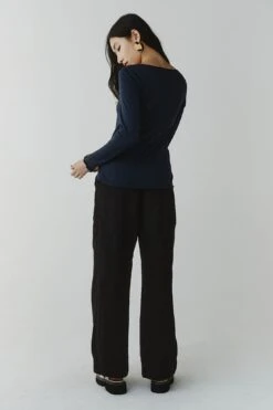 Marle | Sara Top - Blueberry -Fashion Clothing Store p 12b57700 62c6 4ba3 bf66 de4afdc8c156