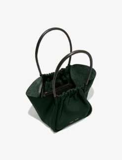 Proenza Schouler | Large Ruched Tote - Dark Green -Fashion Clothing Store proenza schouler large ruched tote 16290398 33322284 1320