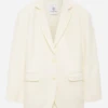 Anine Bing | Quinn Blazer - White -Fashion Clothing Store quinnwhite