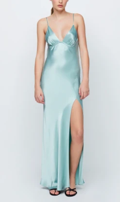 Bec + Bridge | Ren Split Maxi Dress - Seafoam Green