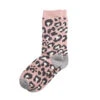 Rototo Pile Leopard Crew Socks Pale Pink -Fashion Clothing Store rototo pile leapord crew socks pink